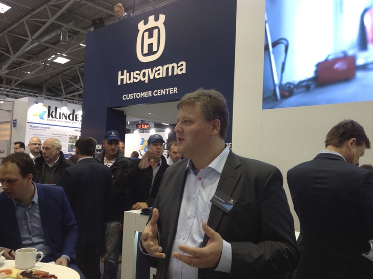 Henric Andersson, president of construction products at Husqvarna