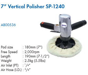 specifications of polishers