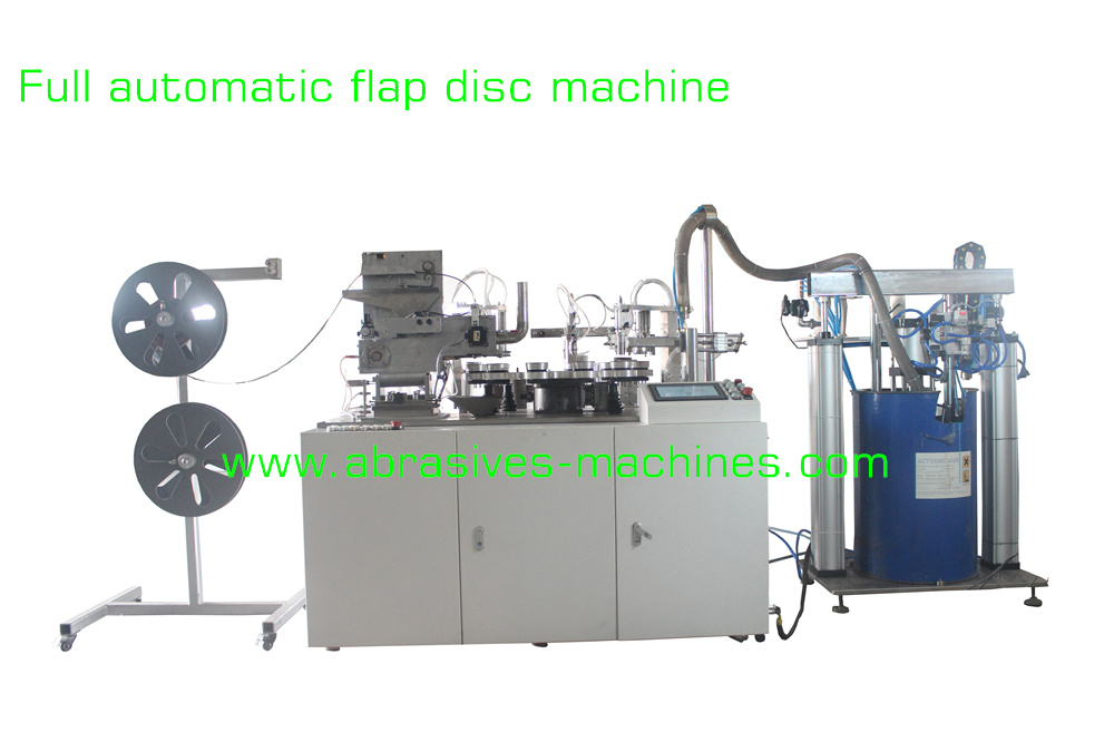 flap disc machine