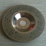 Electroplated diamond grinding wheel for stone and marble
