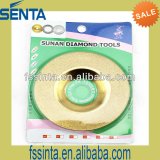 100x16mm Titanium-coated Cup Diamond Abrasive Wheel