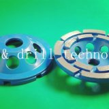 double row diamond cup grinding wheel