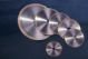 Continuous rim diamond saw blade for cutting glass