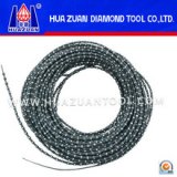 HUAZUAN rubber/plastic/spring coating diamond wire for concrete