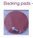 BACKING PADS - SPONGE RUBBER WITH STEEL NUT M14  for SELF-ADHESIVE DISCS