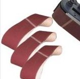 belts for manual abrasive machines: