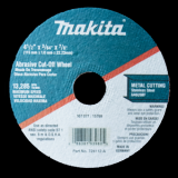 Makita 4-1/2" Cut-off Wheel  WITH HIGH SPEED
