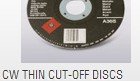CW thin cut-off discs
