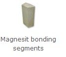 Magnesit bonding segments