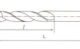 Solid carbide straight shank twist  drill