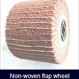 Flap wheel with flanges