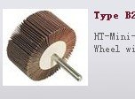 Type B2 HT-Mini-Abrasive-Flap-Wheel with shank