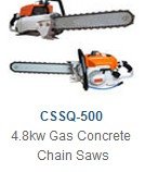 CSSQ-500  4.8kw Gas Concrete Chain Saws