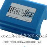 BLUE PROFILED DIAMOND HAND PAD