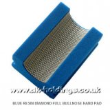 BLUE RESIN DIAMOND FULL BULLNOSE HAND PAD