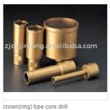 crown(ring) type core drill