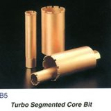 continuous turbo core bit