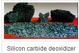 Silicon carbide deoxidizer