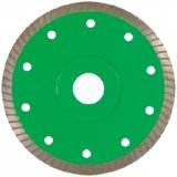 Super thin turbo blade with flange STF