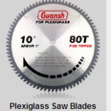 Plexiglass Saw Blades