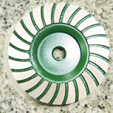 Turbo Grinding Cup Wheel Spiral for Stone