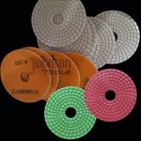 Wet polishing pad