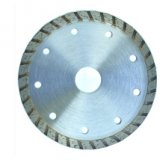 Hot-pressed wide turbo saw blade