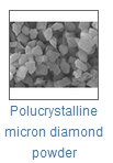 Polucrystalline micron diamond powder