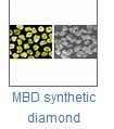 MBD synthetic diamond