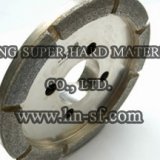 Diamond grinding wheels specialized for disc brake pads
