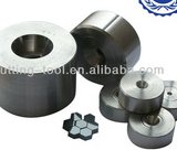 Tungsten carbide supported diamond wire drawing die blanks