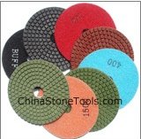 4" Wet Polishing Pads Standard Shape