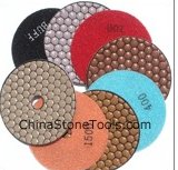 4" Dry Polishing Pads Standard Shape