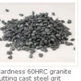 Hardness 60HRC granite cutting cast steel grit