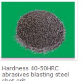 Hardness 40-50HRC abrasives blasting steel shot grit