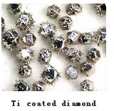 Ti coated diamond