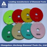 Diamond flexible wet polishing pad