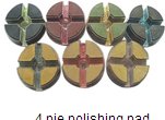 4 pie polishing pad