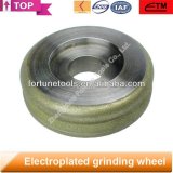 Electroplated diamond grinding wheels for tungsten carbide