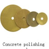 Concrete polishing pad