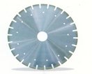 Brazed silent saw blades for fire-proof brick