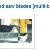 Brazed saw blades (multi-blades)
