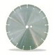 Laser welded saw blades for  cured concrete