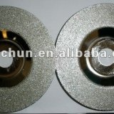 Electroplated diamond grinding disc