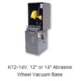 K12-14V, 12″ or 14″ Abrasive Wheel Vacuum Base