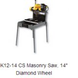 K12-14 CS Masonry Saw, 14″ Diamond Wheel