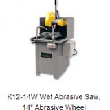 K12-14W Wet Abrasive Saw, 14″ Abrasive Wheel