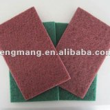 maroon color non woven abrasive grinding pad/disc