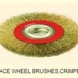 WIDE FACE WHEEL BRUSHES,CRIMPED WIRE