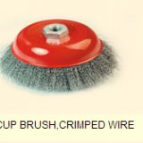 CUP BRUSH,CRIMPED WIRE